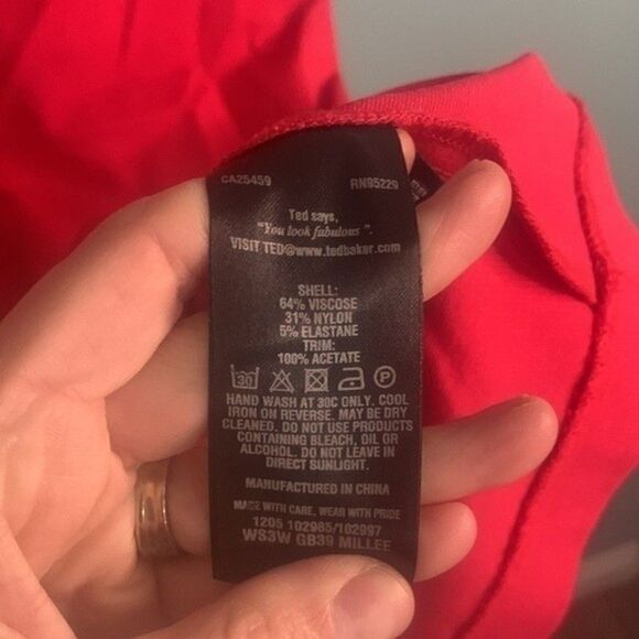 Ted Baker London Millee Dress Size 3 - Picture 7 of 9